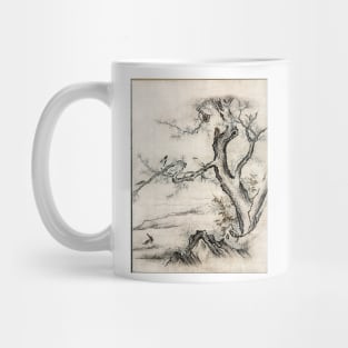 Flowers and Birds in a Spring Landscape Classic Mug